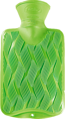 FASHY Kinderwärmflasche 3D Welle grün 6404 60
