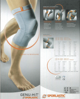 GENU-HIT RS Kniebandage Gr.1 platinum 07088