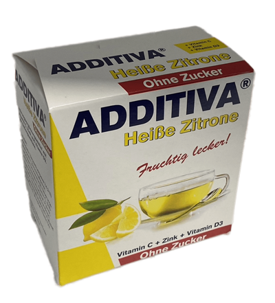 ADDITIVA heiße Zitrone ohne Zucker Sachets