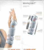 MANU-HIT Handgelenkorth.links Gr.S 07035 platin.