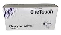 Clear Vinyl Gloves Latex frei S